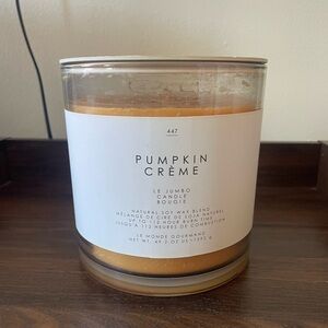 Le Monde Gourmand Pumpkin Crème Le Jumbo Candle - 112 burn time - 49.2 oz